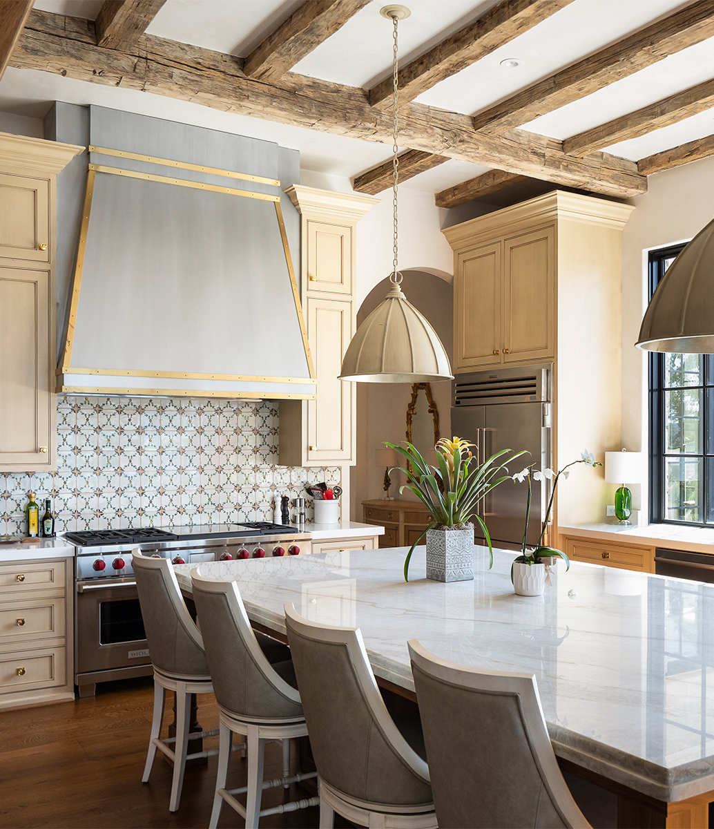 Custom metal range hood